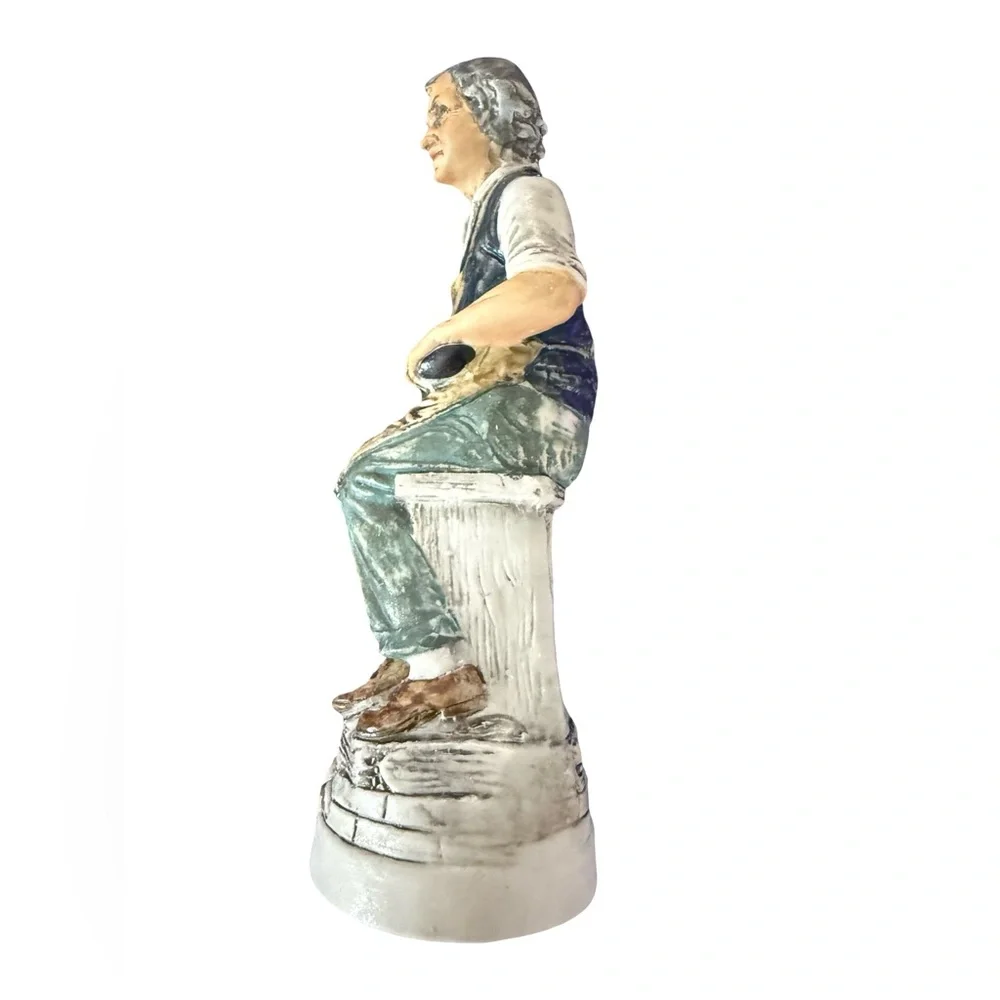 Capodimonte Porcelain Cobbler Shoemaker Handcrafted Figurine Vintage Collectible - Picture 2 of 9